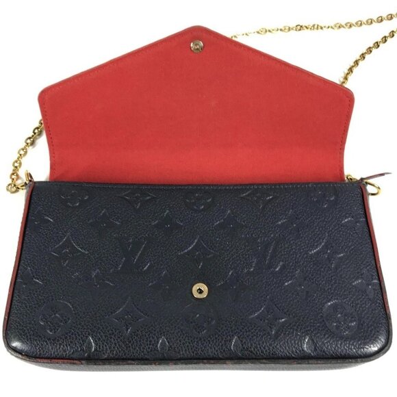 LOUIS VUITTON M64099 MonogramEmpreinte Pochette-Felicie Crossbody Long Wallet - Picture 10 of 14